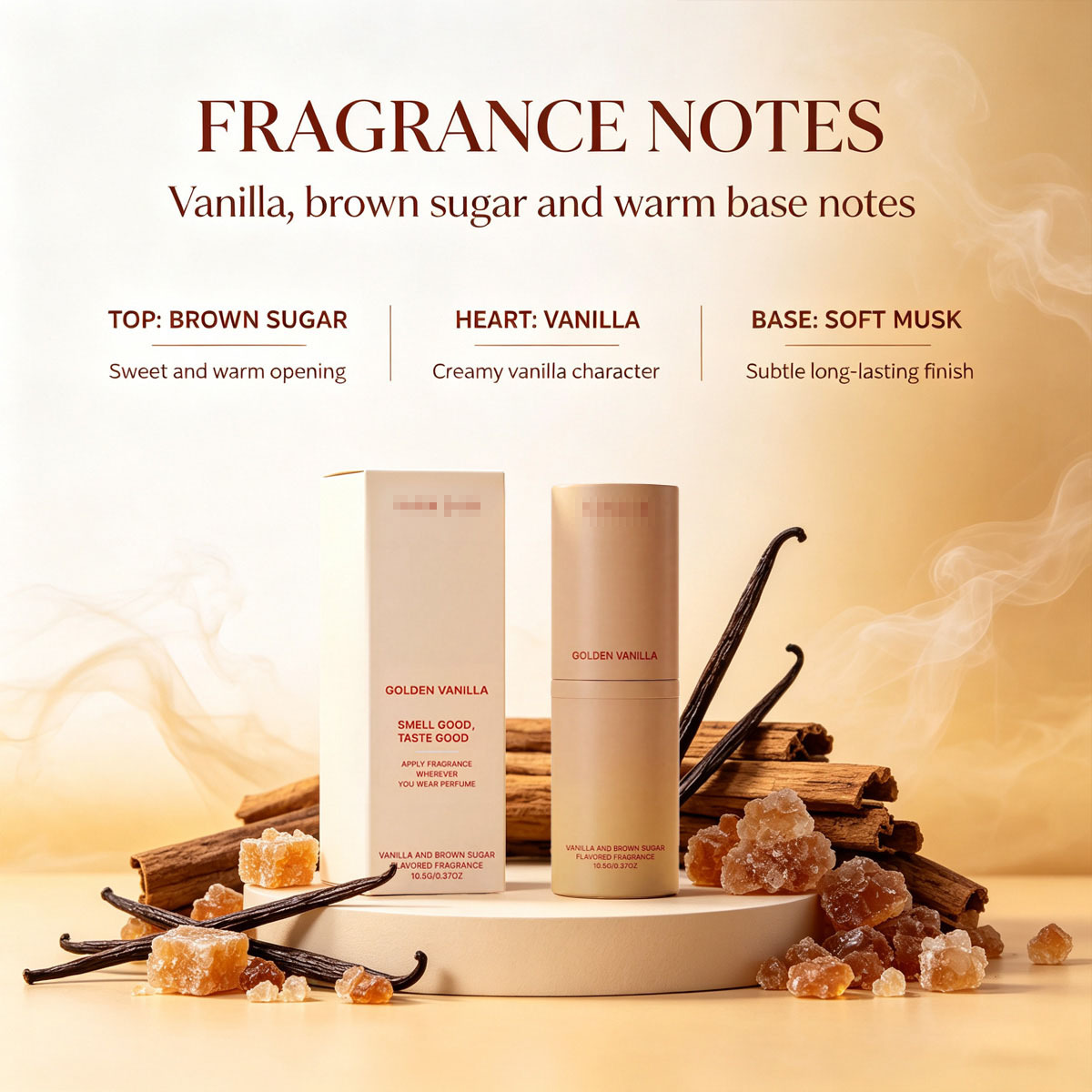 Golden Vanilla Botanical Aromatherapy Reed Diffuser