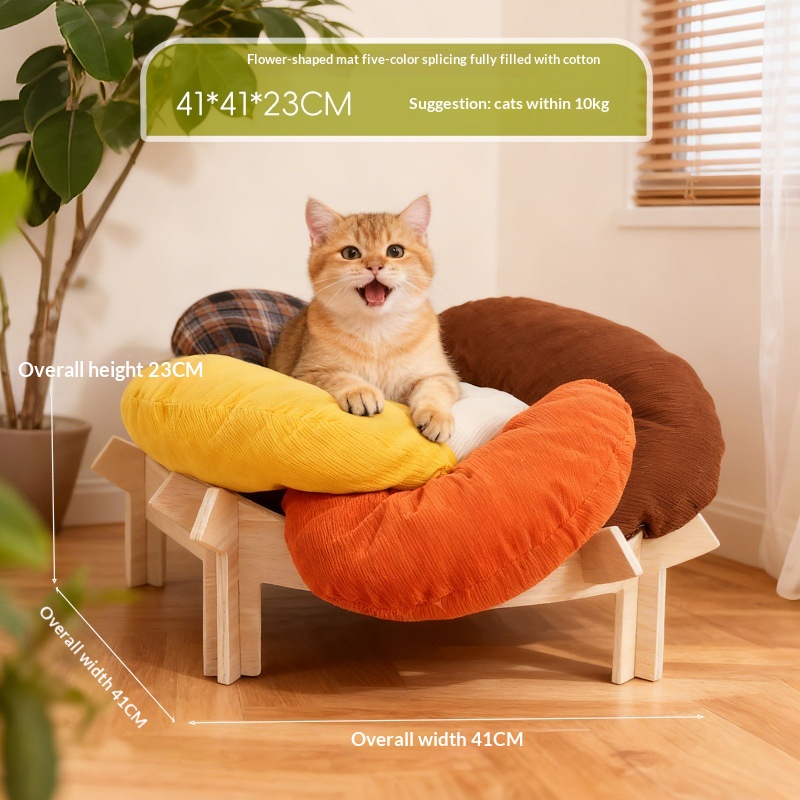 The Haven Cooling Bolster Pet Bed