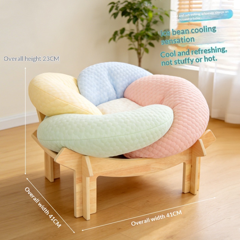 The Haven Cooling Bolster Pet Bed