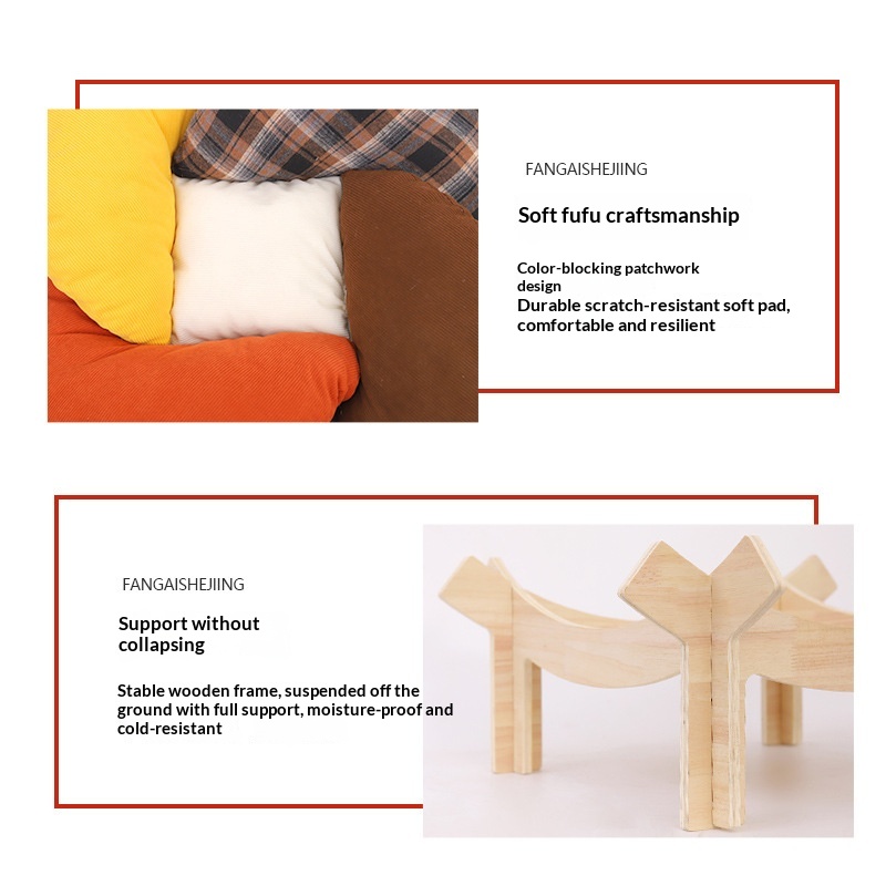 The Haven Cooling Bolster Pet Bed
